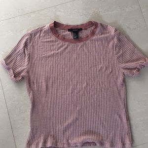 Pink stripe shirt